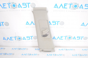 Left center pillar trim, upper belt, Toyota Camry v40, gray, worn