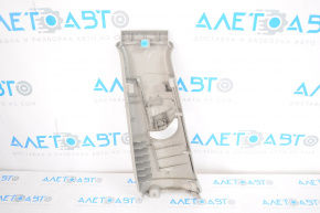 Toyota Camry v40 center pillar trim, upper belt, right, gray, worn