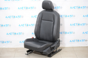 Driver's seat VW Jetta 19-21 without airbag, manual, leather black