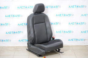 Passenger seat VW Jetta 19-21 without airbag, manual, leather black