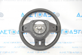 Bare steering wheel Dodge Journey 11-15 rubber black, without buttons, with pads