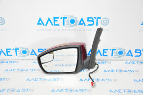 Left side mirror complete Ford C-max MK2 13-18 9 pins, turn signal, heated, red