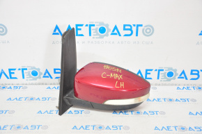 Left side mirror complete Ford C-max MK2 13-18 9 pins, turn signal, heated, red