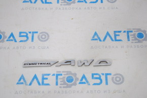 Emblem inscription AWD trunk lid Subaru Legacy 15-19
