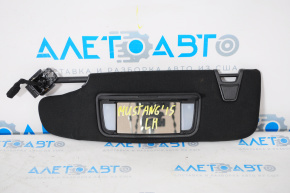 Left visor Ford Mustang mk6 15- coupe black with control
