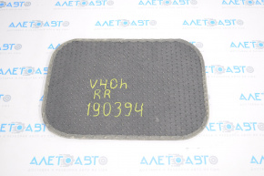 Set of floor mats for Toyota Camry v40, rag, gray, chemically treated