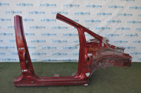Front right quarter Ford C-max MK2 13-18 red, with central pillar