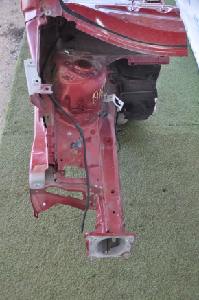 Front right quarter Ford C-max MK2 13-18 red, with central pillar