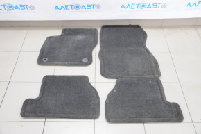 Set of floor mats for Ford Focus mk3 11-18 cloth, black