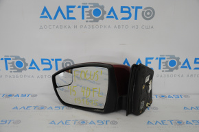 Left side mirror complete Ford Focus mk3 15-18 rest 5 pins, turn signal, red