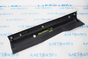 Ford Mustang mk6 15-23 black inner right door sill plate