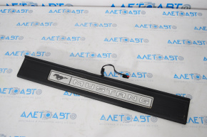 Door sill trim outer left Ford Mustang mk6 15-23 coupe, black with backlight