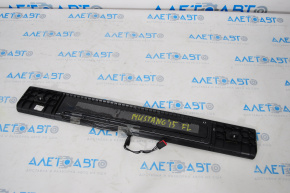 Door sill trim outer left Ford Mustang mk6 15-23 coupe, black with backlight