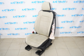 Driver's seat Ford Mustang mk6 15-23 without airbag, coupe, electric, leather beige, shot