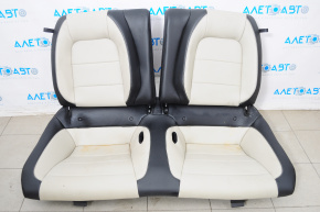 Rear row of seats 2 row Ford Mustang mk6 15-23 coupe, leather beige