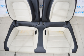 Rear row of seats 2 row Ford Mustang mk6 15-23 coupe, leather beige