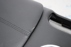 Central console armrest and cup holders Ford Mustang mk6 15-23 complete leather black, crackle