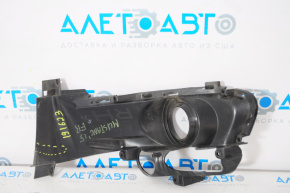 Right fog light frame Ford Mustang mk6 15-17 structure, crack
