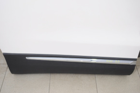 Lincoln MKX 16-18 lower rear right door trim with chrome