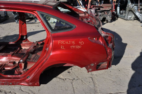 Quarter wing rear left Ford Focus mk3 11-18 4d red on the body