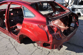 Quarter wing rear left Ford Focus mk3 11-18 4d red on the body