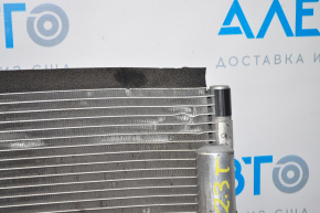 Air conditioning radiator condenser Ford Mustang mk6 15-23 2.3T honeycombs are dented, fasteners are bent