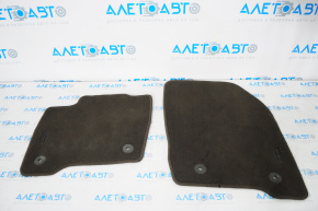 Set of floor mats for Lincoln MKX 16-cloth brown