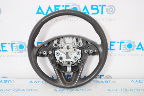 Steering wheel bare Lincoln MKX 16- brown leather, without heating