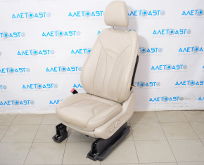 Driver's seat Lincoln MKX 16-16 without airbag, electric, leather beige