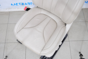 Driver's seat Lincoln MKX 16-16 without airbag, electric, leather beige
