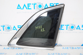 Lincoln MKX 16-18 rear right window, chrome, blind glass