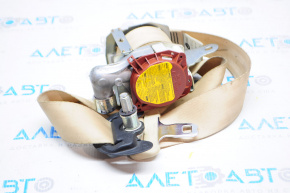 Rear right seat belt Lexus RX350 RX450h 10-14 beige, mechanism does not work, for dry cleaning