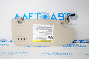 Left visor Lincoln MKX 16-18 beige with control, poke