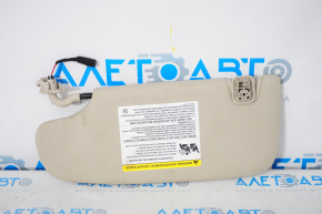 Right visor for Lincoln MKX 16-18 beige