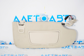 Right visor for Lincoln MKX 16-18 beige