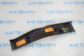 Lincoln MKX 16-18 rear left inner door sill plate black
