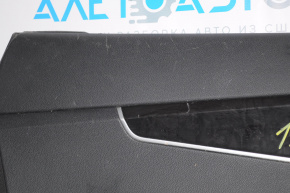 Door trim card rear left Kia Sorento 16-18 black, leather, scratches, broken fastener