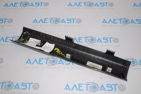 Door sill trim rear left inner Kia Sorento 16-20 black, broken fastening