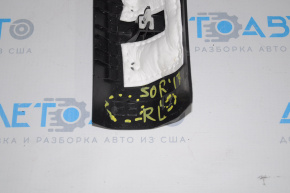 Door sill trim rear left inner Kia Sorento 16-20 black, broken fastening