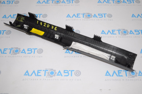 Door sill trim front right inner Kia Sorento 16-20 black, broken fastening