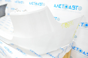 Rear bumper bare upper part Kia Sorento 16-18 pre-rest without parking sensors, white