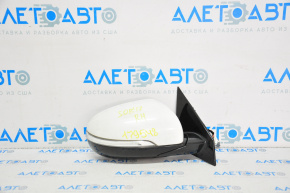 Side mirror right complete Kia Sorento 16-20 6 pins, turn signal, white