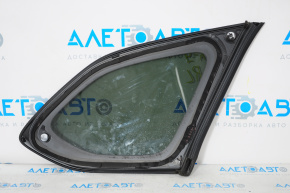 Rear left solid glass window Mazda CX-9 16-23 chrome, tinted