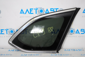Rear right blind glass window Mazda CX-9 16-23 chrome, tinted