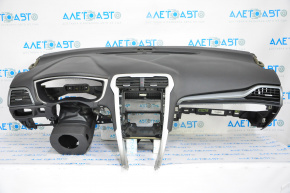 Torpedo front panel without AIRBAG Ford Fusion mk5 13-20 black, scratches, black inserts