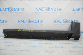 Front right threshold Jeep Patriot 11-17 structure, broken fasteners