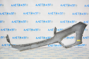 Bumper front bare upper part Kia Sorento 16-18 prerest usa, white, no left side