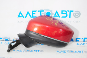Left side mirror assembly Mazda CX-9 16-17 7 pins, BSM, turn signal, red