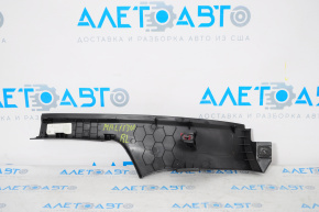 Black rear left door sill plate for Chevrolet Malibu 16-23