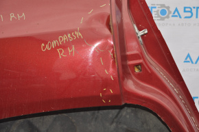 Quarter wing rear right Jeep Compass 11-16 red, dents